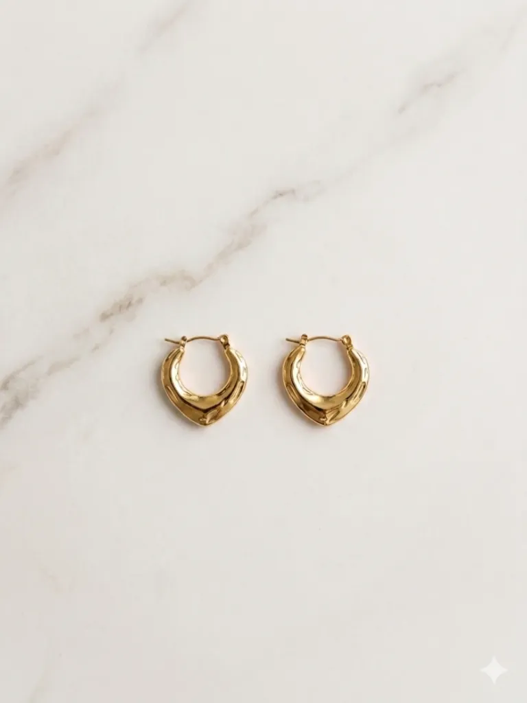 U-shape (horseshoe) silhouette Shape Hoop | Anti Tarnish