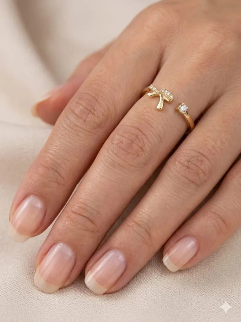 Harmony Bow Finger Ring